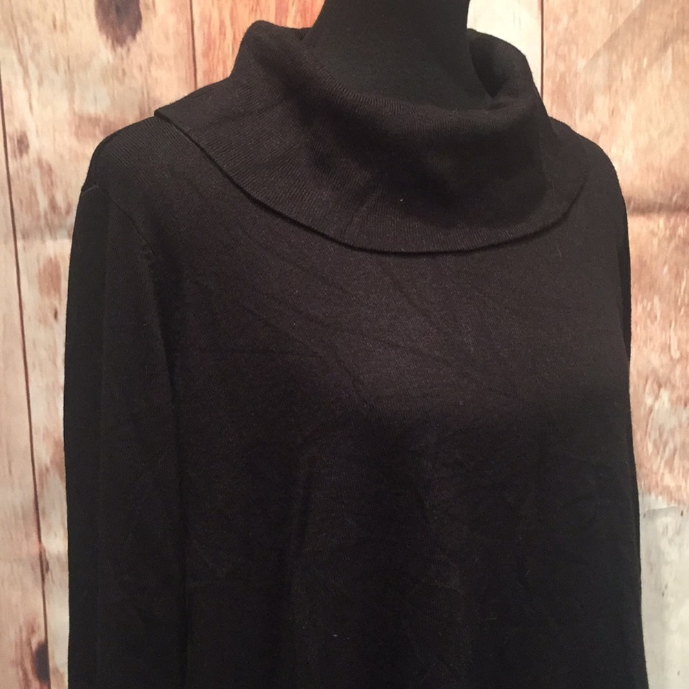 NWT 1X 2X 3X turtleneck bell sleeve sweater P328 - Picture 2 of 5